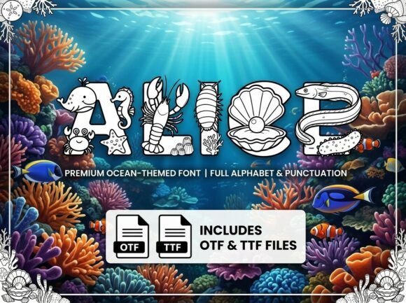 Alice: Crafting Whimsical Ocean-Themed Branding