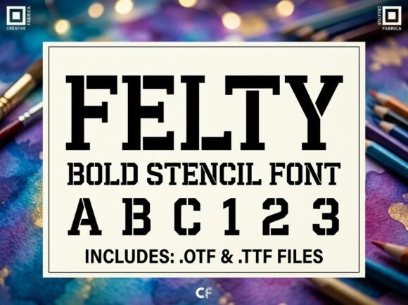 Felty: A Bold Display Font for High-Impact Design