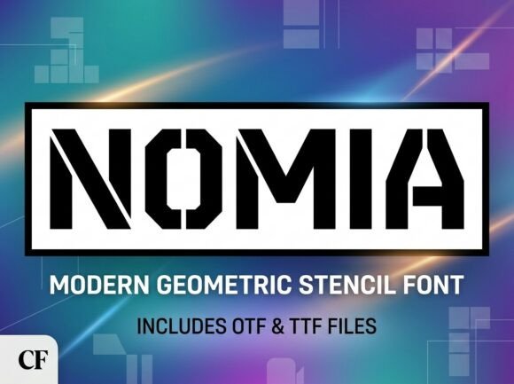 Nomia: A Bold Display Font for Impactful Design