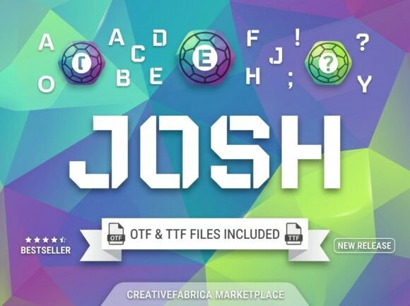 Score Big with Josh: A Dynamic Display Font