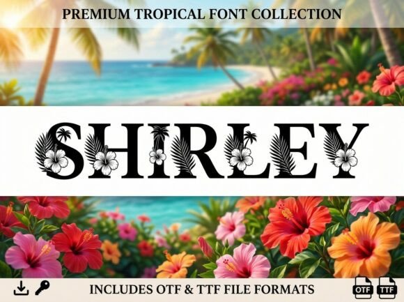 Shirley: A Decorative Font for High-Impact Design