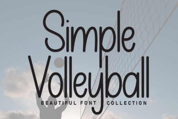 Simple Volleyball: Dynamic Typography for Modern Design