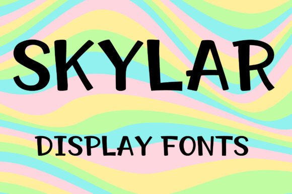 Skylar: A Playful Font for Modern Branding
